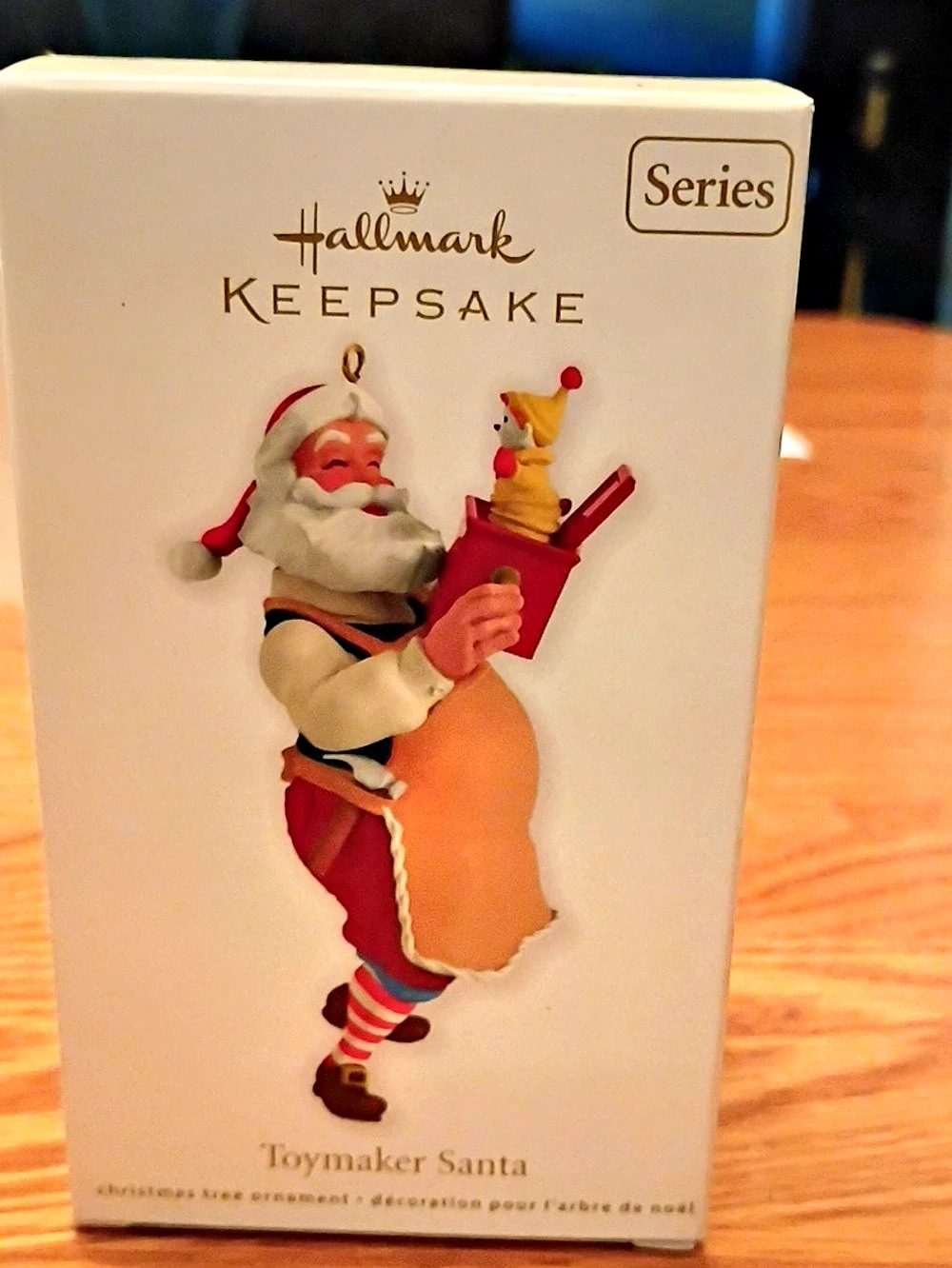 Hallmark Toymaker Santa #13 Keepsake Ornament Red & White